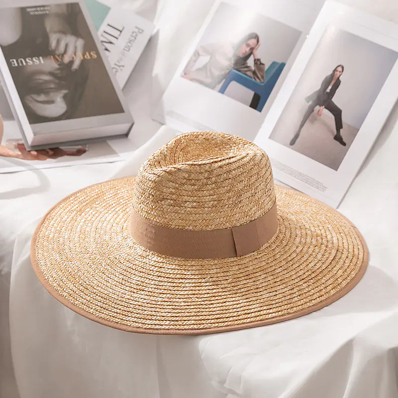 Big Sunshade Straw Brim Hat