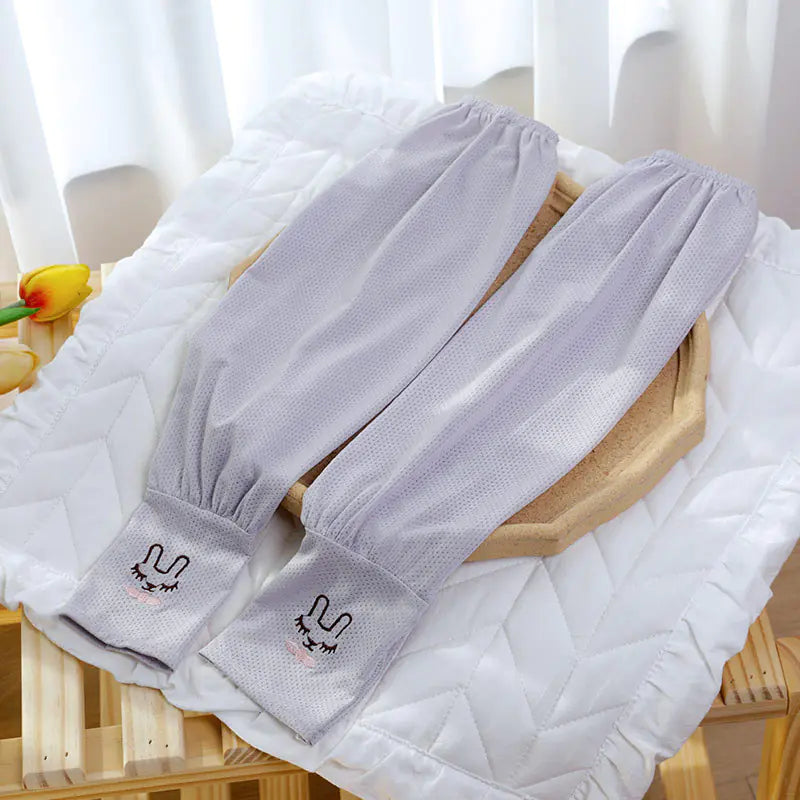 Summer Women's Embroidered UV Protection Arm Sleeves