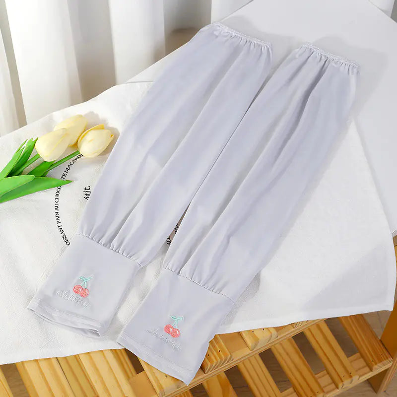 Summer Women's Embroidered UV Protection Arm Sleeves