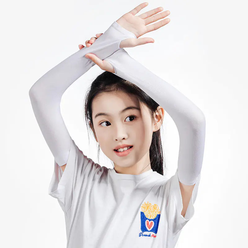 New Summer Kids UV Protection Arm Sleeves for Boys & Girls