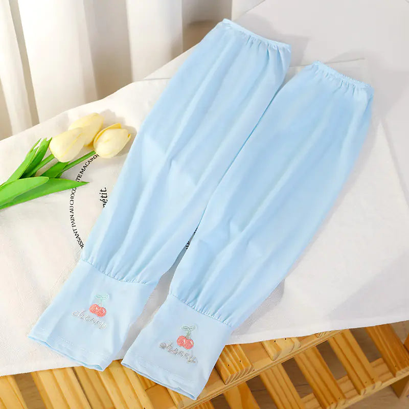 Summer Women's Embroidered UV Protection Arm Sleeves