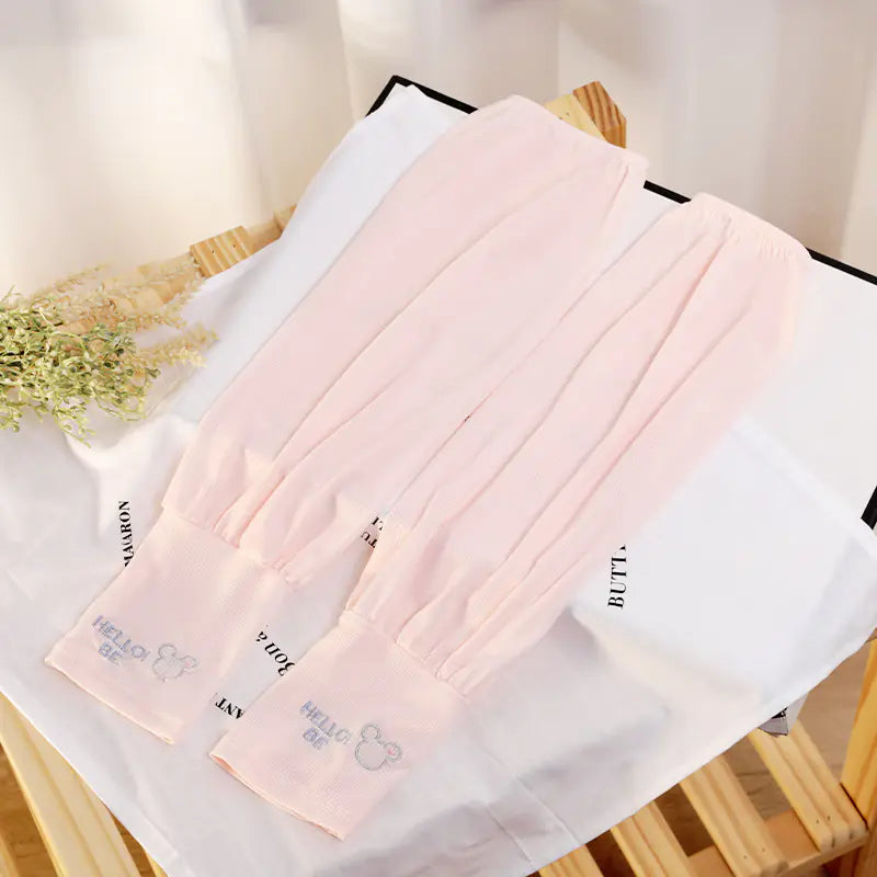 Summer Women's Embroidered UV Protection Arm Sleeves