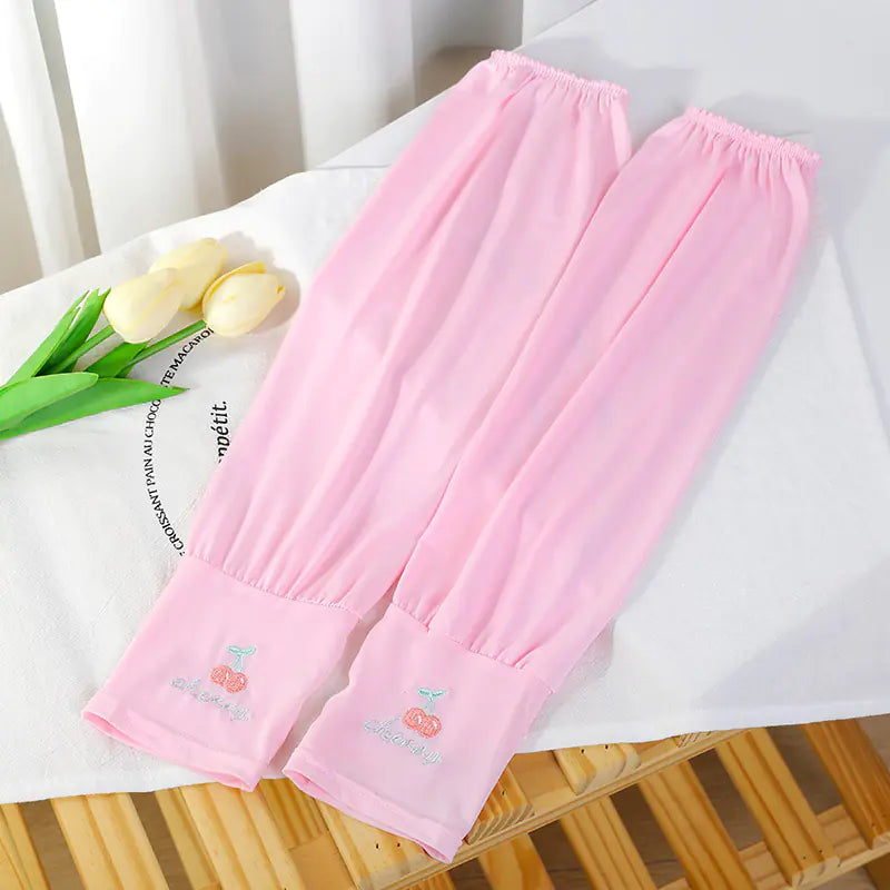 Summer Women's Embroidered UV Protection Arm Sleeves