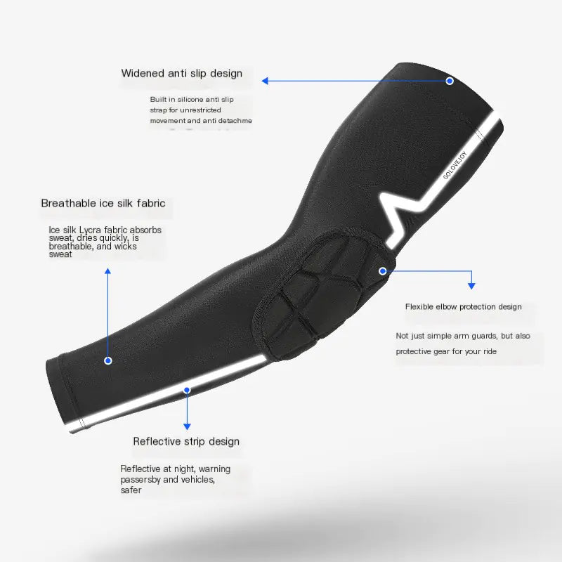 Summer UV Protection Arm Sleeves for Sports and Cycling