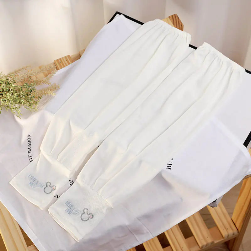 Summer Women's Embroidered UV Protection Arm Sleeves