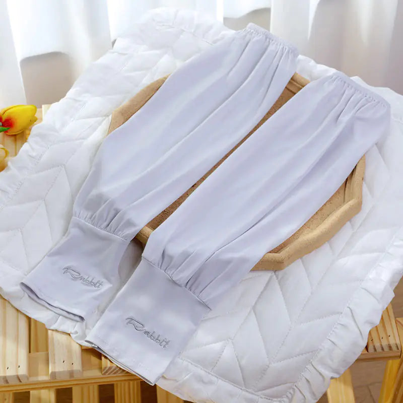 Summer Women's Embroidered UV Protection Arm Sleeves