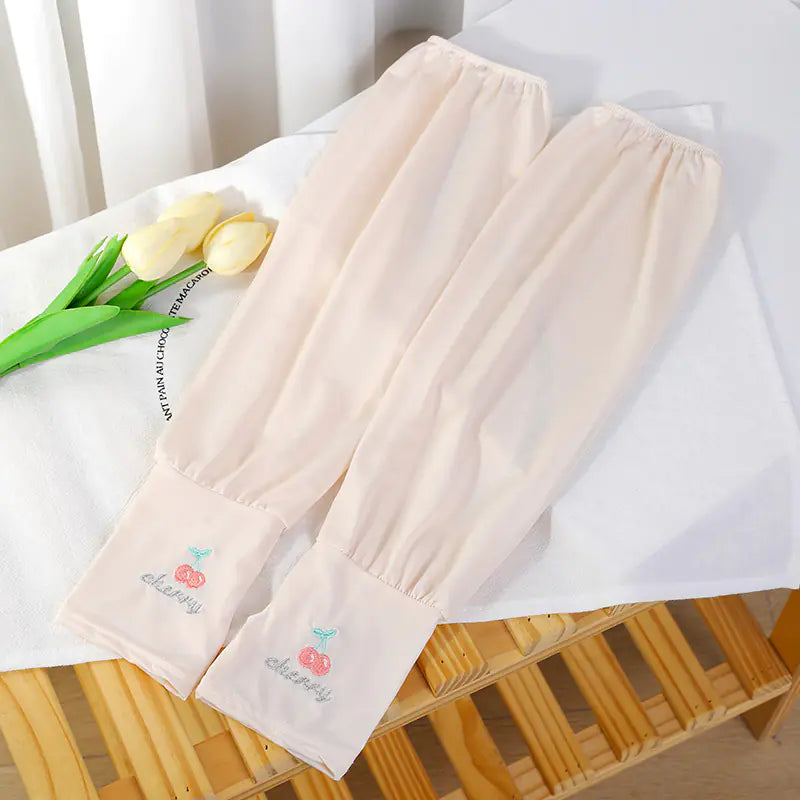 Summer Women's Embroidered UV Protection Arm Sleeves