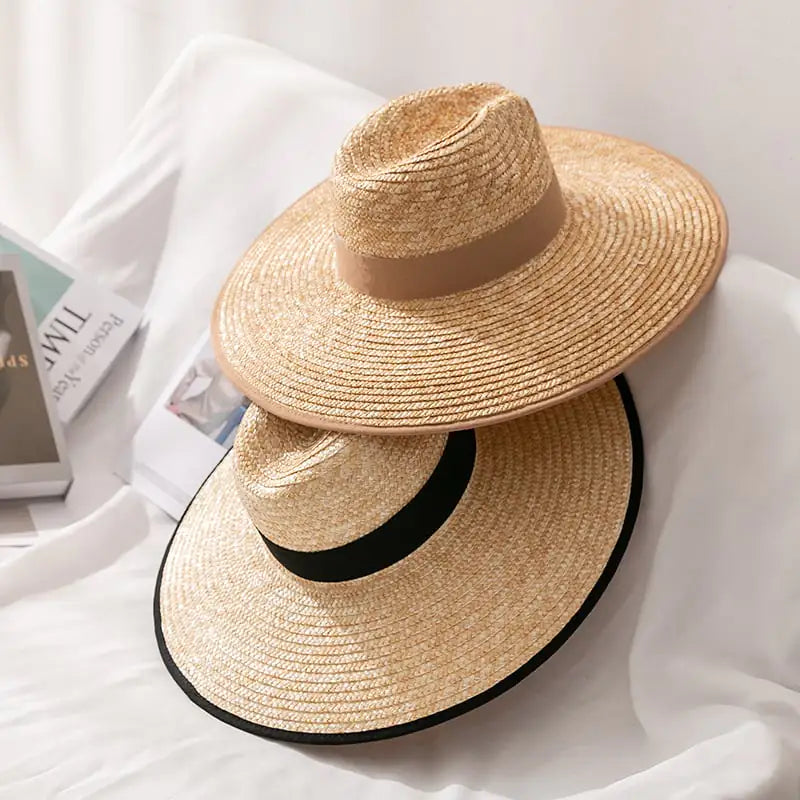 Big Sunshade Straw Brim Hat